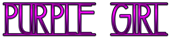 PURPLE GIRL Logo Style