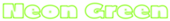 Neon Green Logo Style