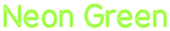 Neon Green Logo Style