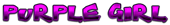 PURPLE GIRL Logo Style