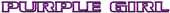 PURPLE GIRL Logo Style