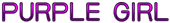 PURPLE GIRL Logo Style