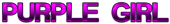 PURPLE GIRL Logo Style