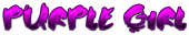 PURPLE GIRL Logo Style