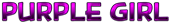 PURPLE GIRL Logo Style