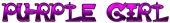 PURPLE GIRL Logo Style