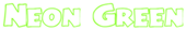 Neon Green Logo Style