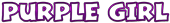 PURPLE GIRL Logo Style