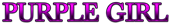 PURPLE GIRL Logo Style