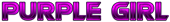 PURPLE GIRL Logo Style