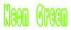 Neon Green Logo Style