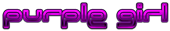 PURPLE GIRL Logo Style