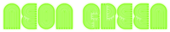 Neon Green Logo Style