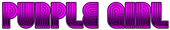 PURPLE GIRL Logo Style