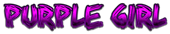 PURPLE GIRL Logo Style