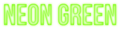 Neon Green Logo Style