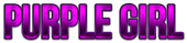 PURPLE GIRL Logo Style