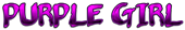 PURPLE GIRL Logo Style