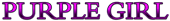 PURPLE GIRL Logo Style