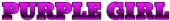 PURPLE GIRL Logo Style