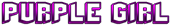 PURPLE GIRL Logo Style