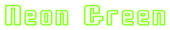 Neon Green Logo Style