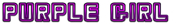 PURPLE GIRL Logo Style