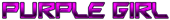 PURPLE GIRL Logo Style