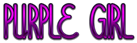 PURPLE GIRL Logo Style