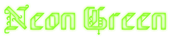 Neon Green Logo Style