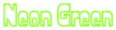 Neon Green Logo Style