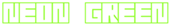 Neon Green Logo Style