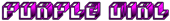 PURPLE GIRL Logo Style