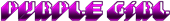 PURPLE GIRL Logo Style