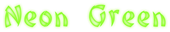 Neon Green Logo Style