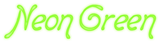 Neon Green Logo Style