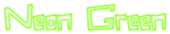 Neon Green Logo Style