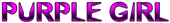 PURPLE GIRL Logo Style