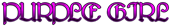 PURPLE GIRL Logo Style