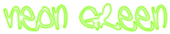 Neon Green Logo Style