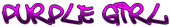 PURPLE GIRL Logo Style