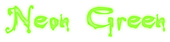 Neon Green Logo Style