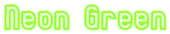 Neon Green Logo Style