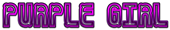 PURPLE GIRL Logo Style