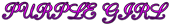 PURPLE GIRL Logo Style