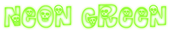 Neon Green Logo Style