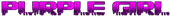 PURPLE GIRL Logo Style