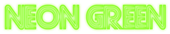 Neon Green Logo Style