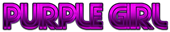 PURPLE GIRL Logo Style