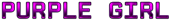 PURPLE GIRL Logo Style